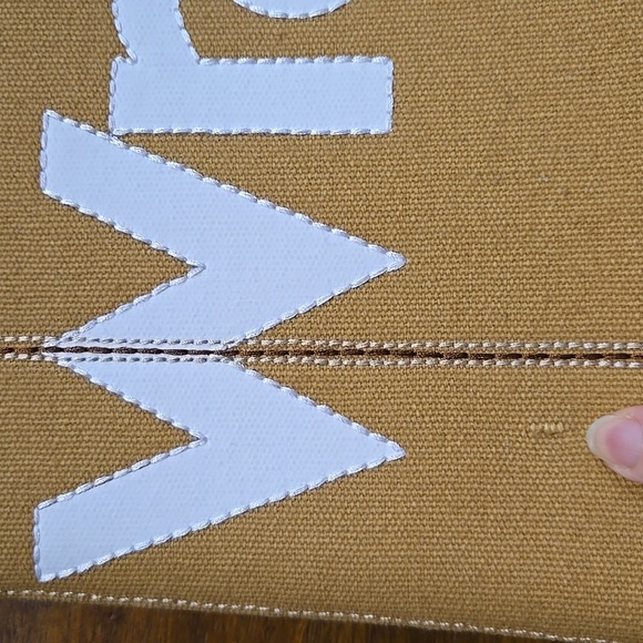 Wrangler Tan and Brown Canvas And Leather Tote Bag - Picture 3 of 17